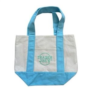 Trader Joe's Mini Pastel Canvas Tote Bags